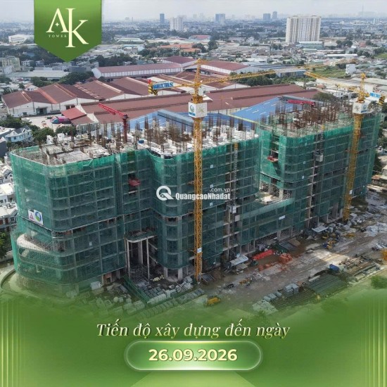 Cập nhật tiến độ A&K Tower đã lên tới tầng 12, đang giữ chỗ dợt mới: 1 tỷ 690/ căn (chưa trừ ưu đãi)