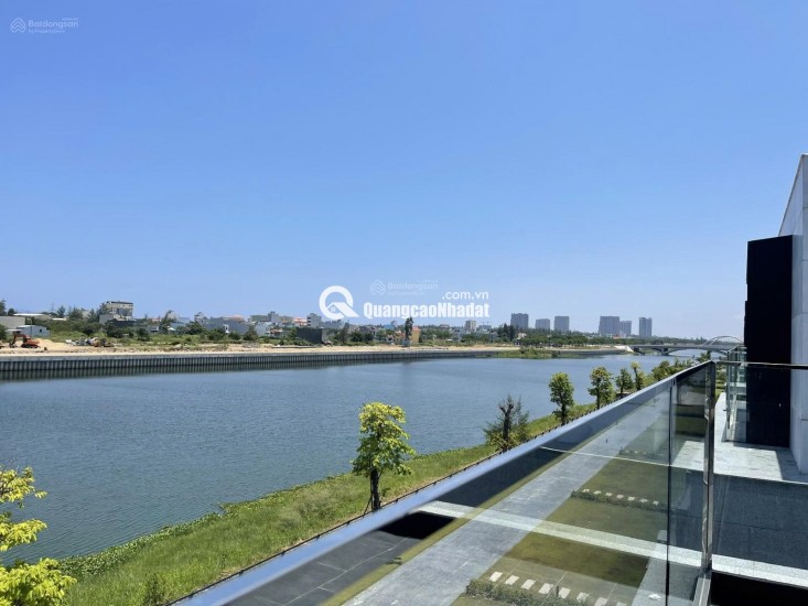Bán biệt thự ven sông khu đô thị Phú Mỹ An, Đà Nẵng diện tích 300m², 0773218937  hồ bơi riêng, sàn 349,1m²