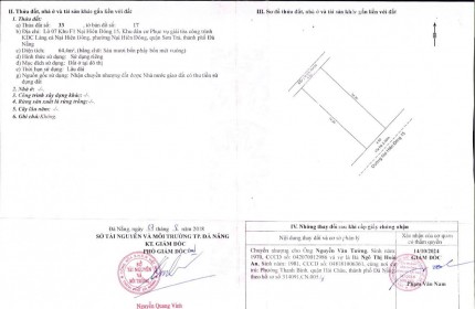 Nhà 2 PN, lửng đúc. Ngang 4.5m, nhà MT Nại Hiên Đông 15, Sơn Trà, Đà Nẵng . Giá 5 tỷ 350, chính chủ liên hệ 0905353499-0914317293